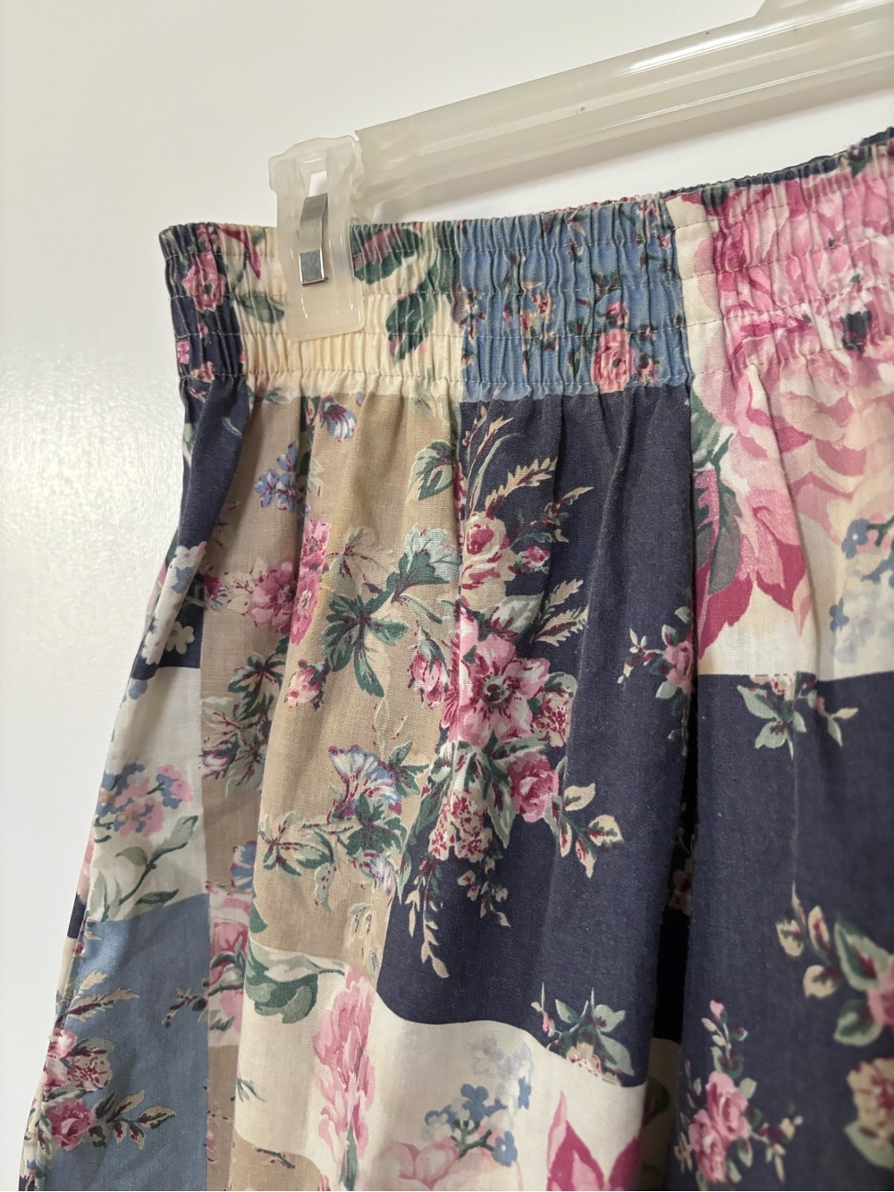 Cottagecore Vintage Soft Girl Tapestry Floral Patchwork Set 2 Piece - Picture 8 of 10